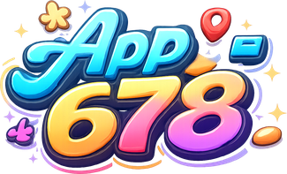app 678 গোলাপি নীল লোগো